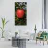 apple fruit red fresh apple tree Vertical Canvas Wall Art