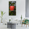 apple fruit red fresh apple tree Vertical Canvas Wall Art