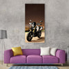 Prillia venice motorcycle Vertical Canvas Wall Art