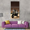 Prillia venice motorcycle Vertical Canvas Wall Art