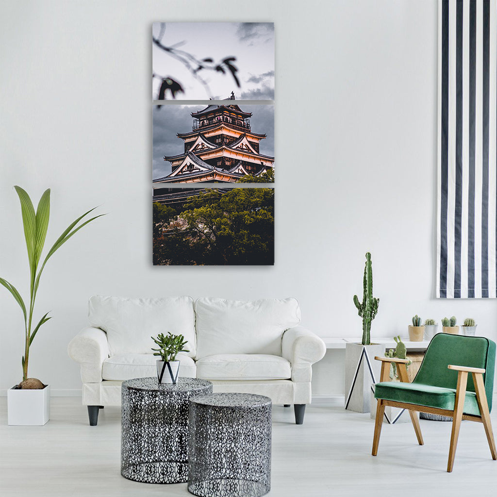 architecture building infrastructure Vertical Canvas Wall Art
