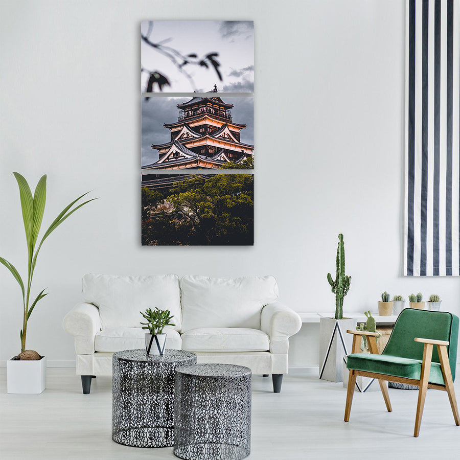 architecture building infrastructure Vertical Canvas Wall Art