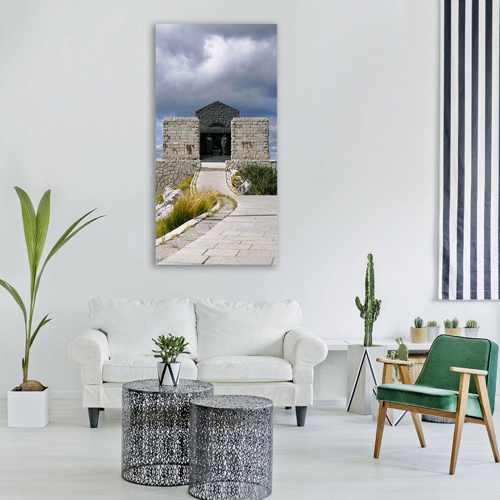 architecture old travel stone sky Vertical Canvas Wall Art
