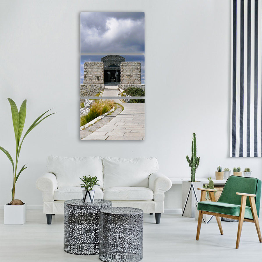 architecture old travel stone sky Vertical Canvas Wall Art
