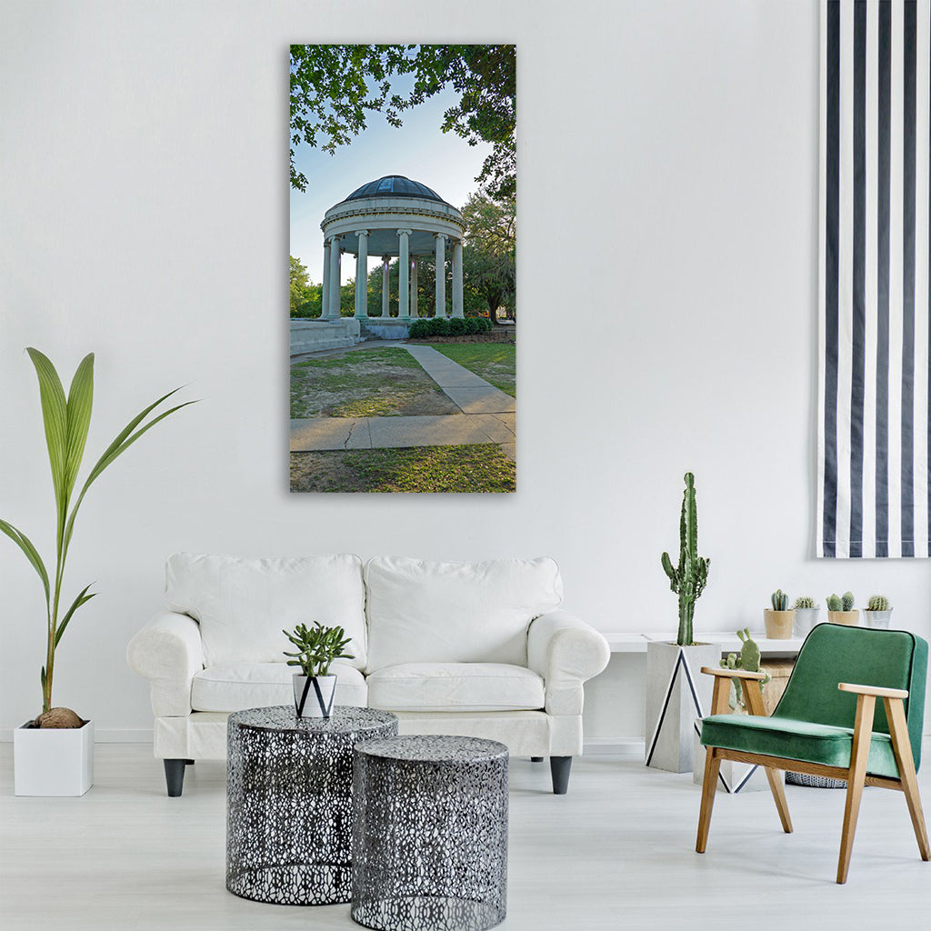 architecture outdoors park tree Vertical Canvas Wall Art
