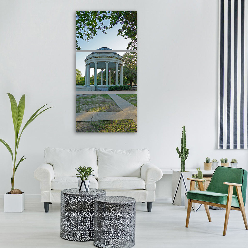 architecture outdoors park tree Vertical Canvas Wall Art