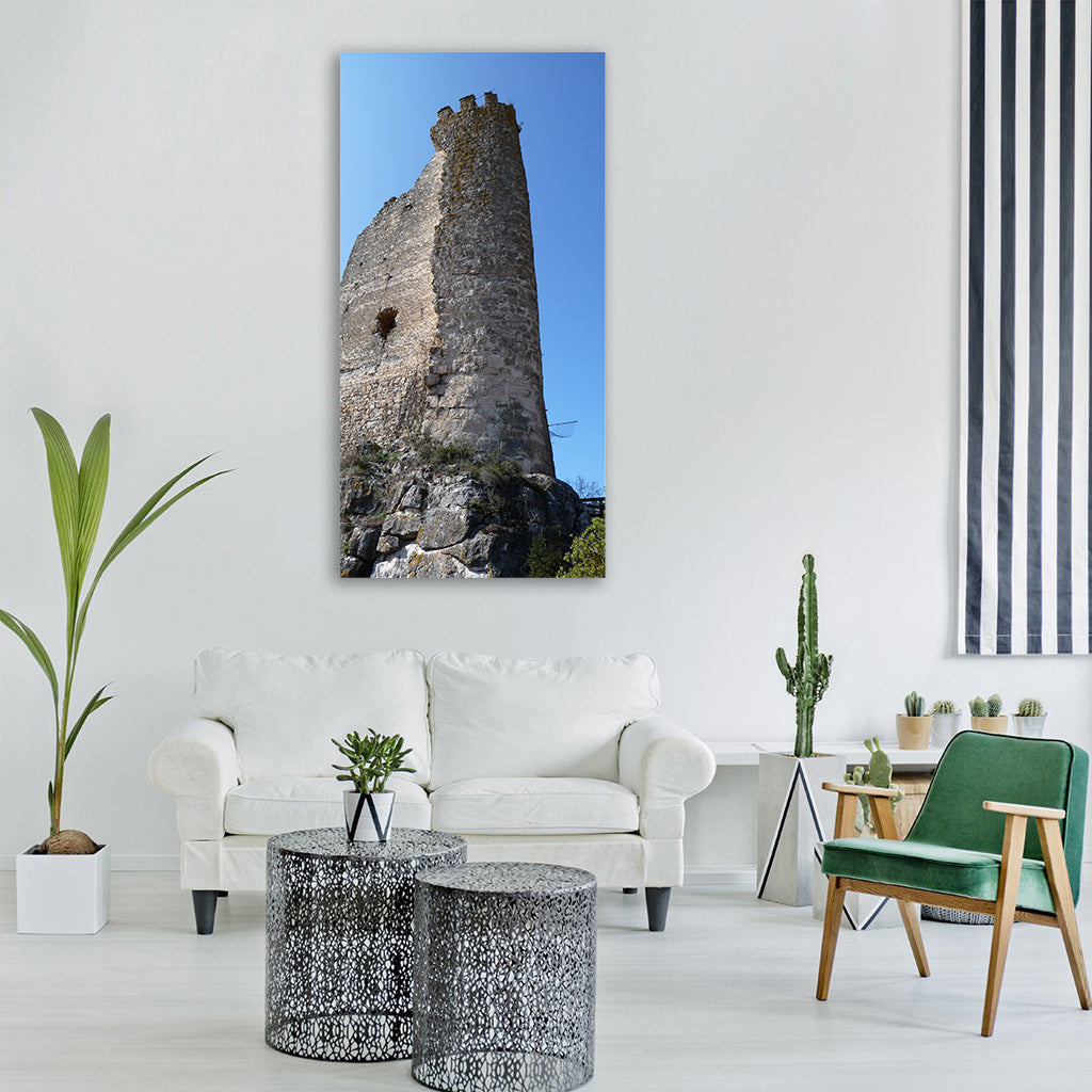 austria ruins remains historical Vertical Canvas Wall Art