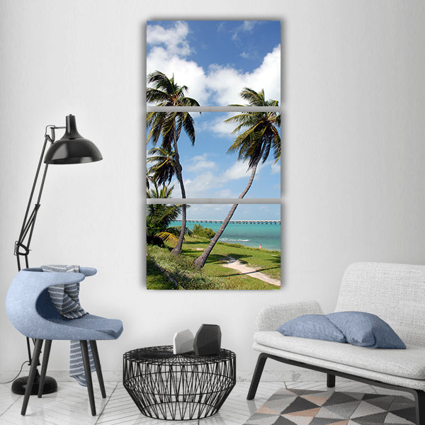 Bahia honda state park florida keys Vertical Canvas Wall Art
