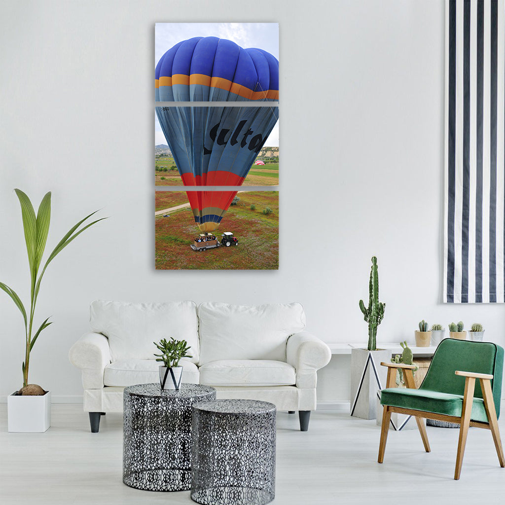 balloon balloons ballooning sky Vertical Canvas Wall Art