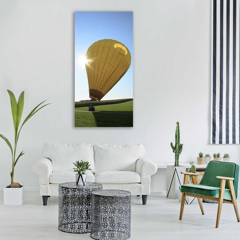balloon gas tight envelope Vertical Canvas Wall Art