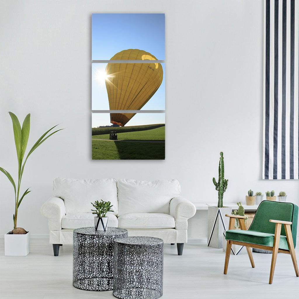balloon gas tight envelope Vertical Canvas Wall Art