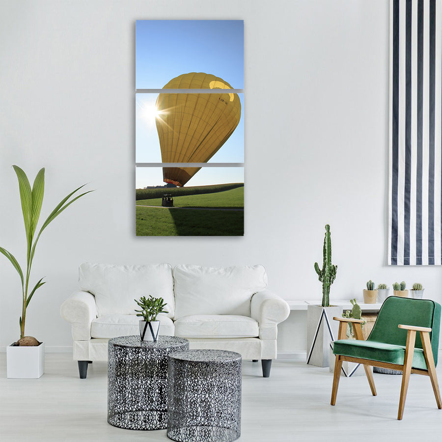 balloon gas tight envelope Vertical Canvas Wall Art