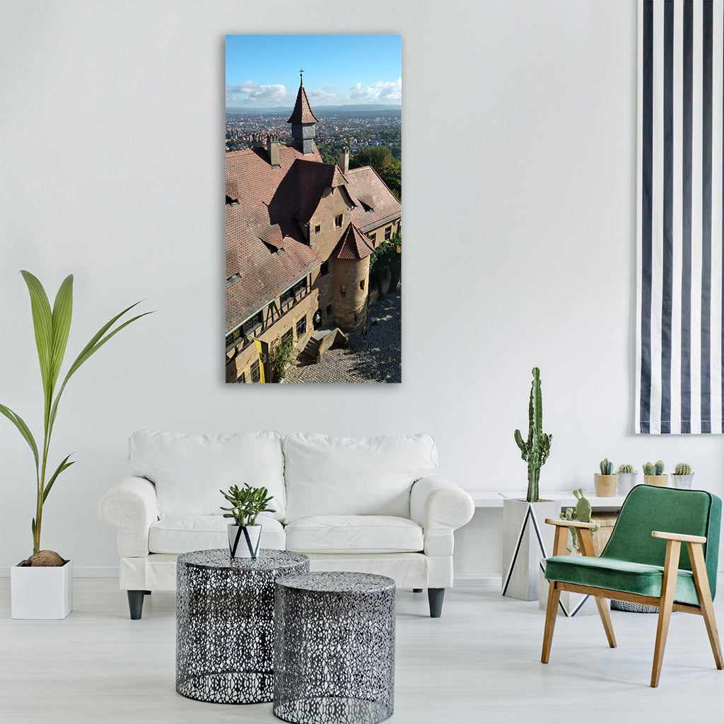bamberg altenburg panorama castle Vertical Canvas Wall Art