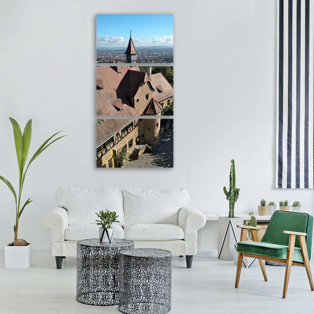 bamberg altenburg panorama castle Vertical Canvas Wall Art