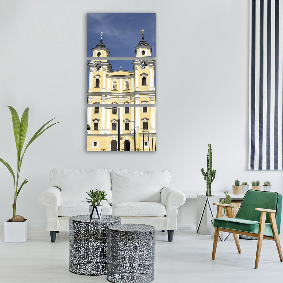 basilica st michael mondsee Vertical Canvas Wall Art