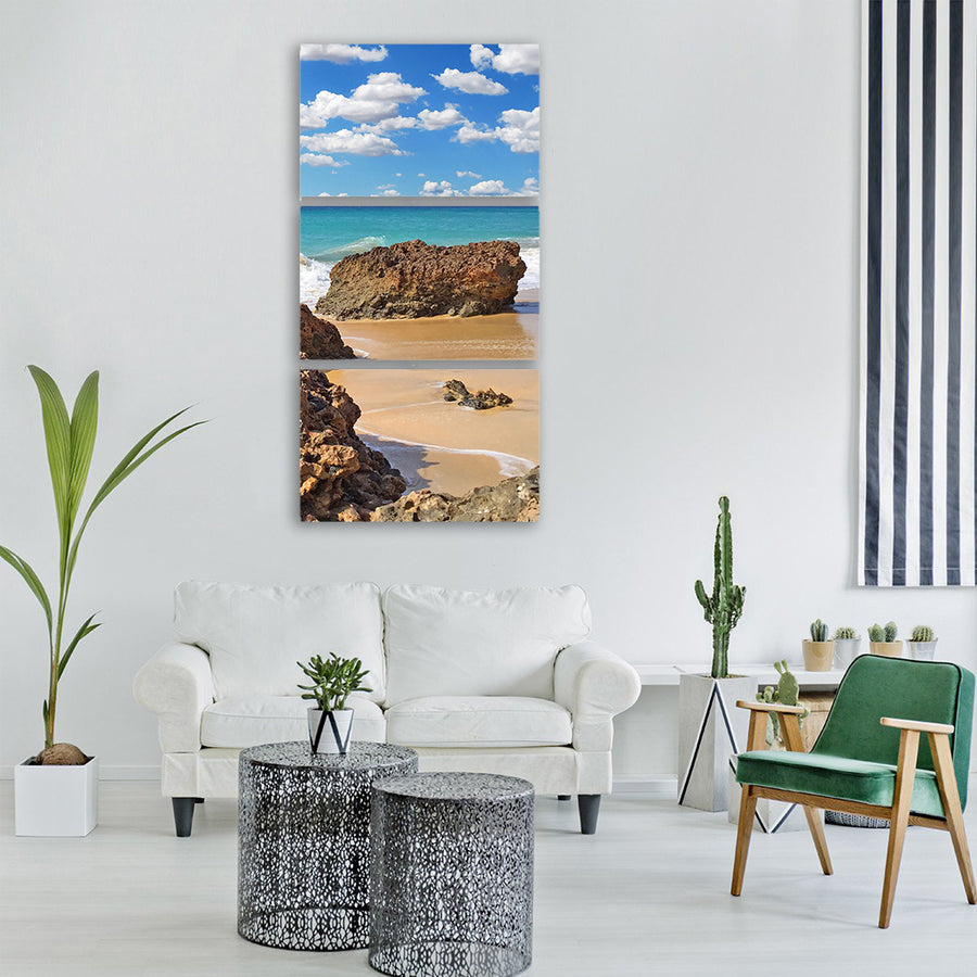 beach sea vacations sun sunshine Vertical Canvas Wall Art