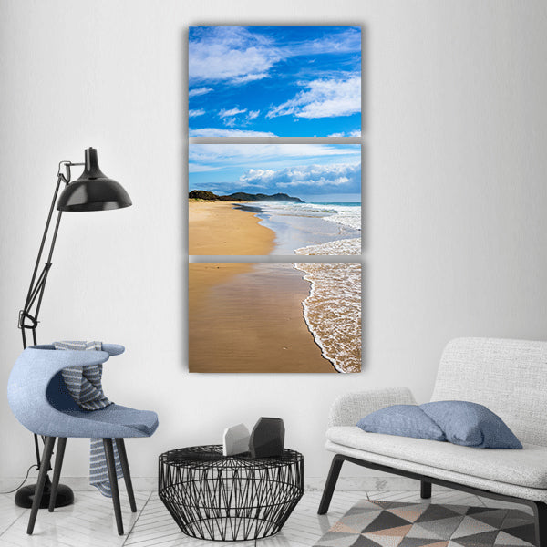 Beach byron bay lighthouse cloud Vertical Canvas Wall Art
