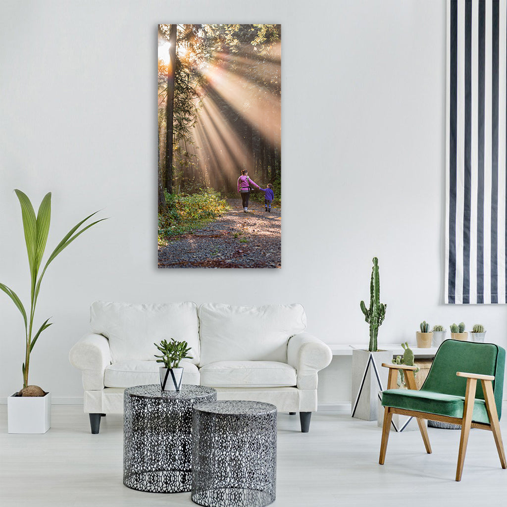 beautiful british columbia canada Vertical Canvas Wall Art
