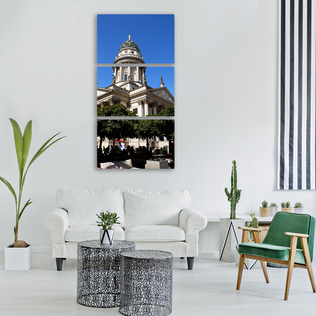 berlin gendarmenmarkt summer Vertical Canvas Wall Art