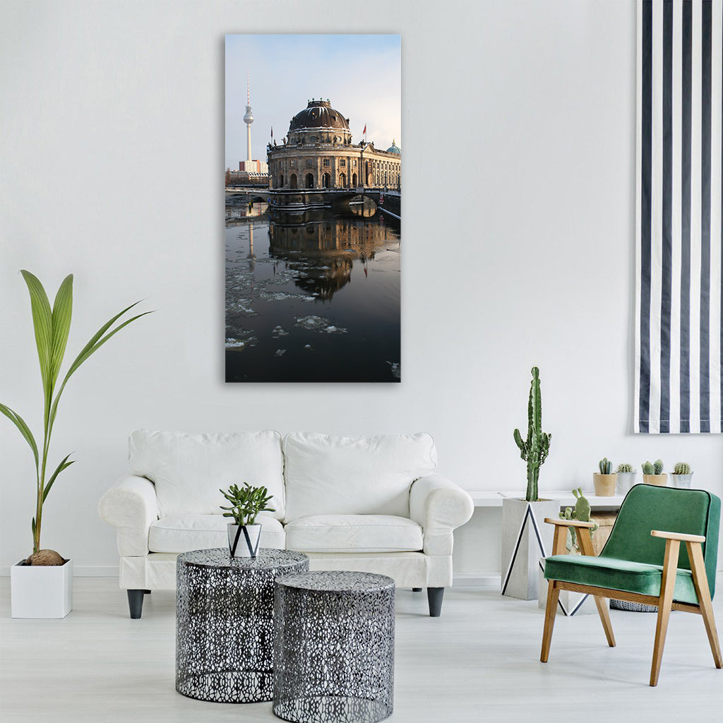 berlin alexander museum island Vertical Canvas Wall Art