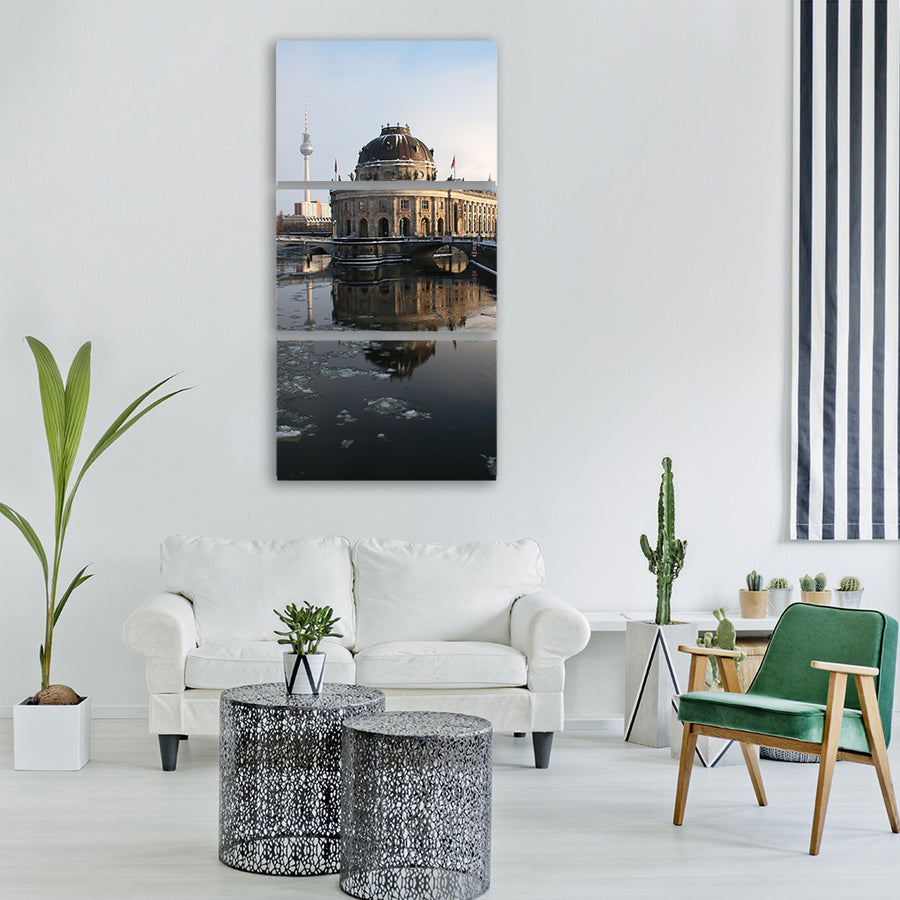 berlin alexander museum island Vertical Canvas Wall Art