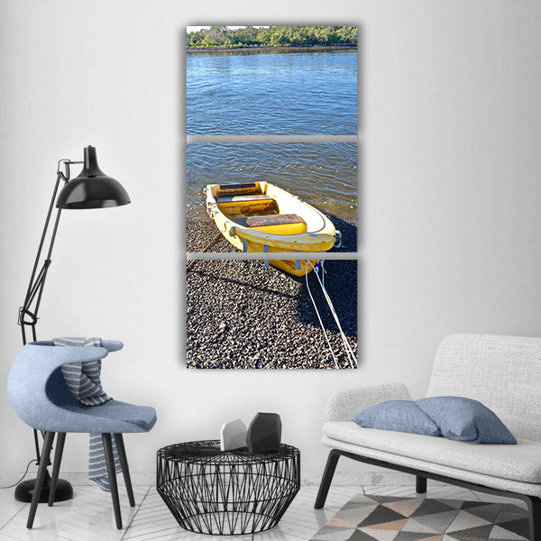 Boat-coast-fishing-nautical-marine Vertical Canvas Wall Art