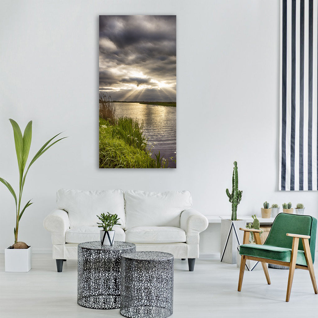 body of water nature Vertical Canvas Wall Art