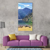 Break rest nature recovery bike Vertical Canvas Wall Art