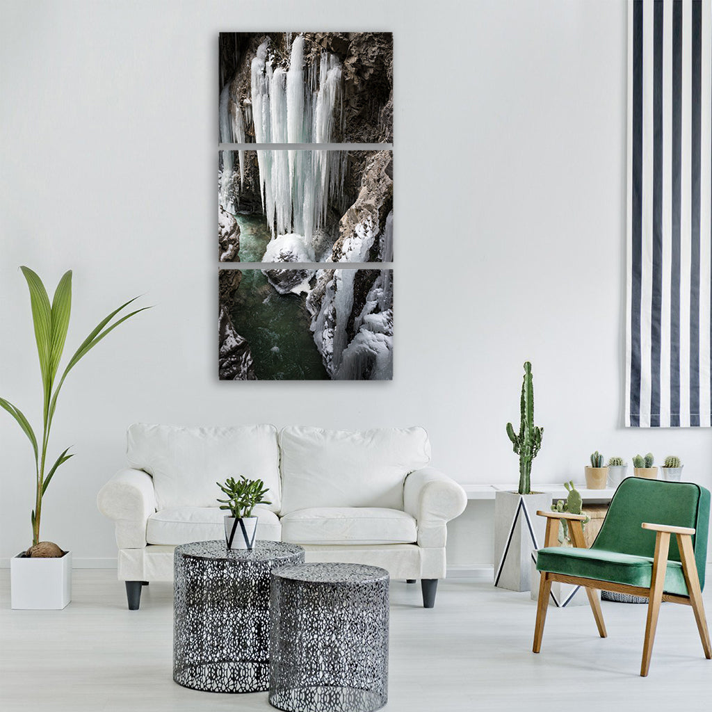 breitachklamm oberstdorf allgäu Vertical Canvas Wall Art