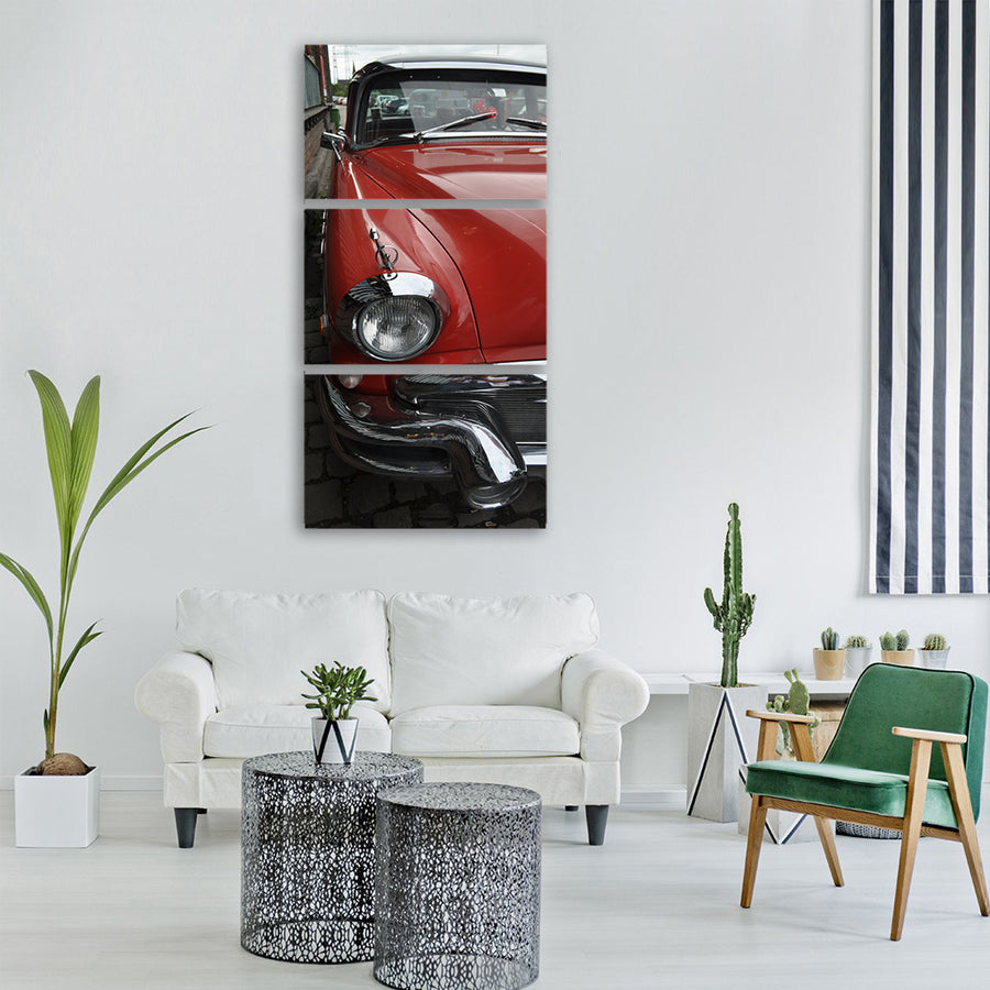 buick auto old oldtimer old car Vertical Canvas Wall Art
