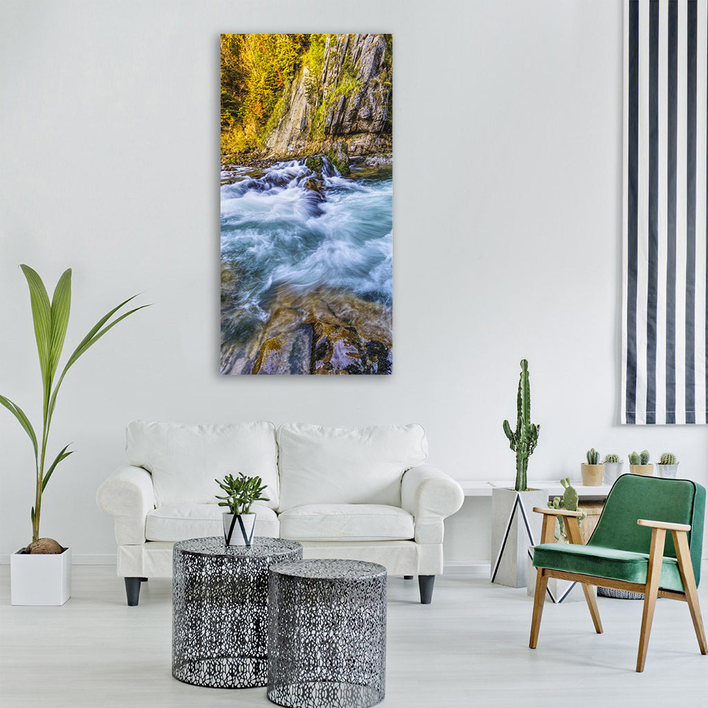 bunting due to breakage alpine Vertical Canvas Wall Art