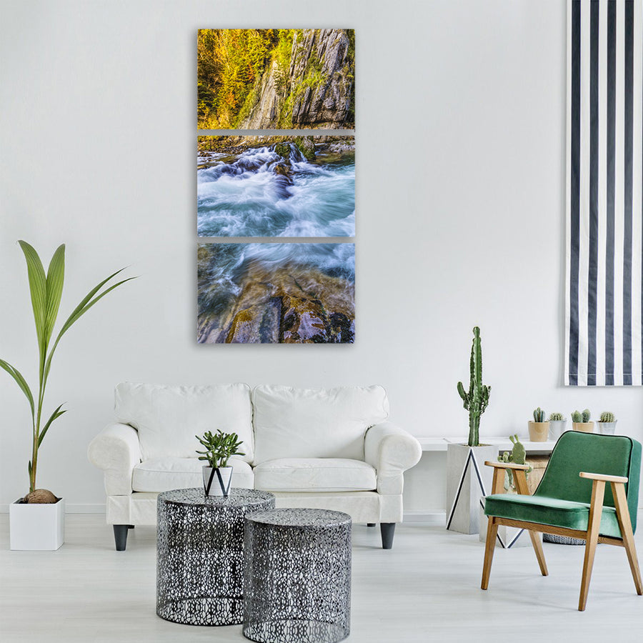 bunting due to breakage alpine Vertical Canvas Wall Art