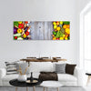 Huge group of fresh vegetables panoramic canvas wall art