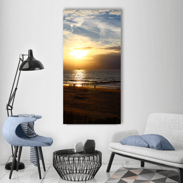 Cadzand bad netherlands holland Vertical Canvas Wall Art