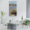 canoe london thames river outdoors Vertical Canvas Wall Art