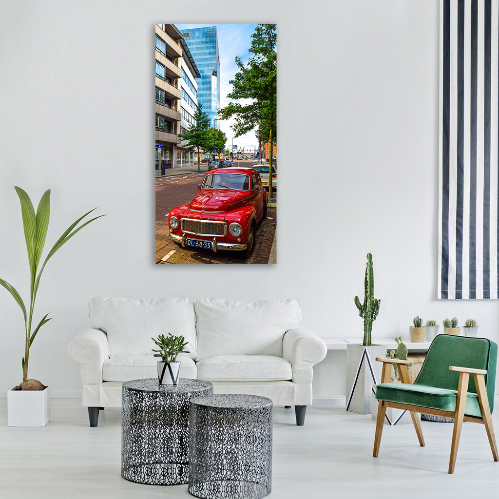 car classic volvo classic cars Vertical Canvas Wall Art