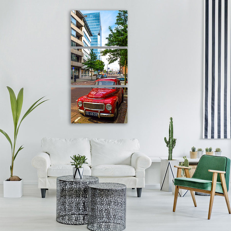 car classic volvo classic cars Vertical Canvas Wall Art