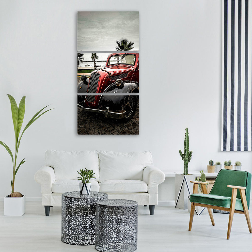 car old classic cars retro Vertical Canvas Wall Art
