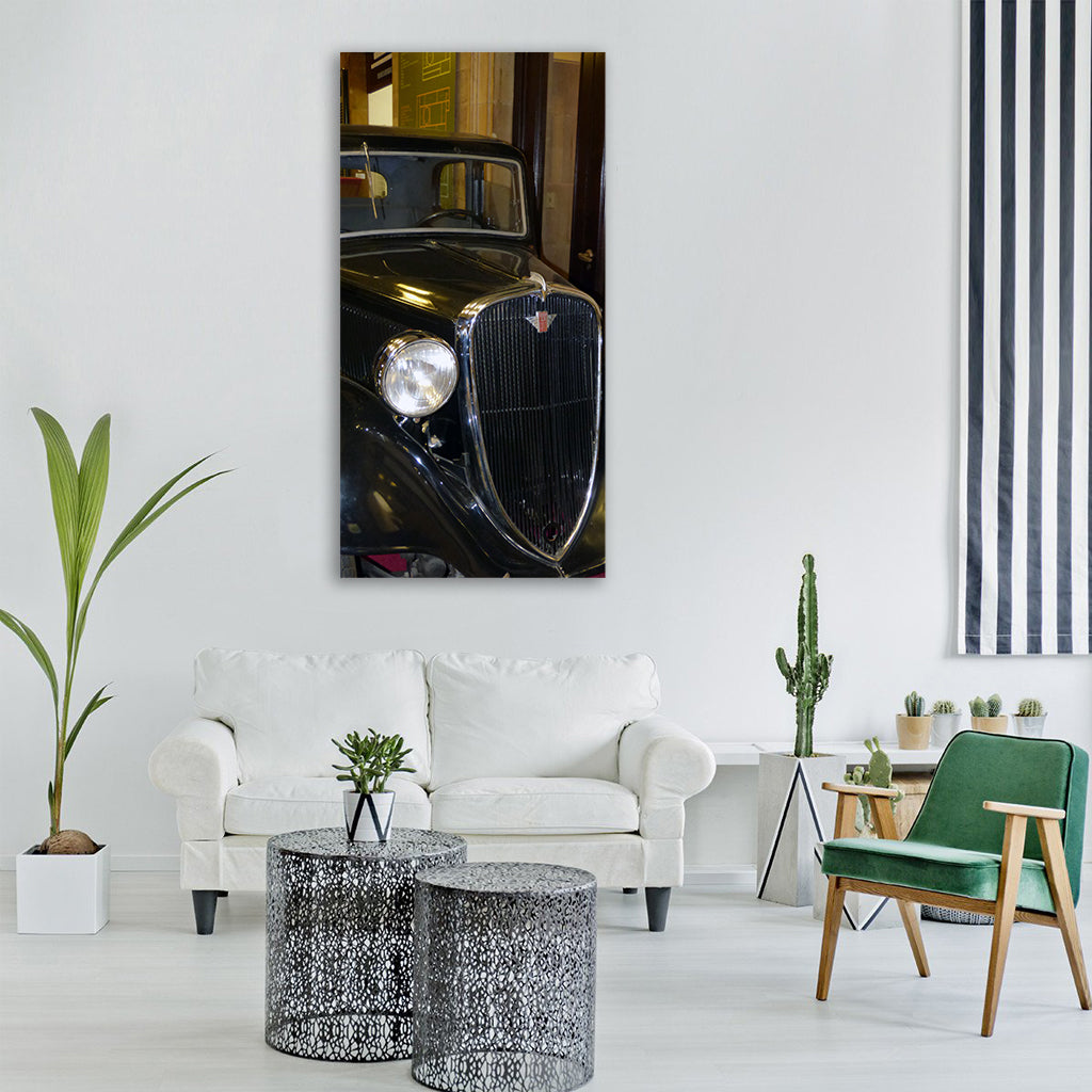 car monument historic old car Vertical Canvas Wall Art