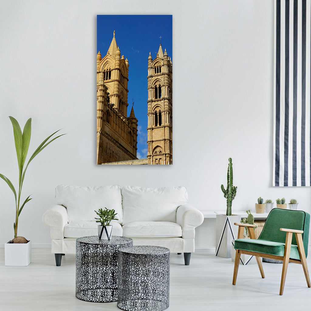 cathedral palermo sicily church Vertical Canvas Wall Art