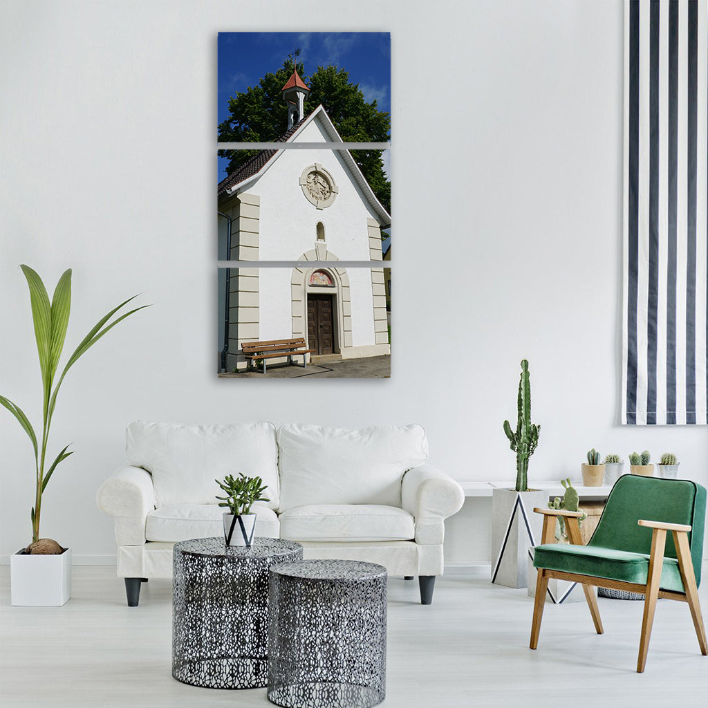 chapel church religion nendingen Vertical Canvas Wall Art