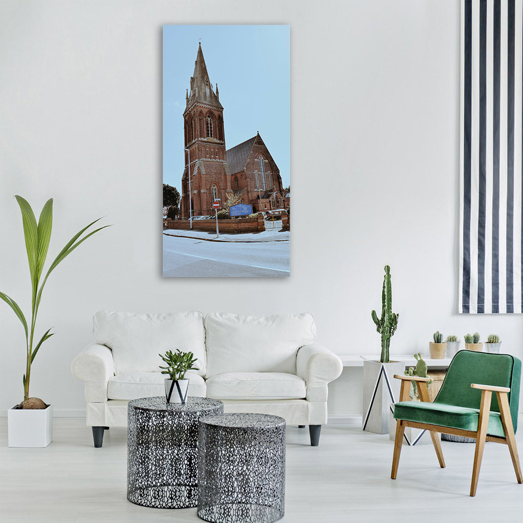 cherch architecture historical sky Vertical Canvas Wall Art