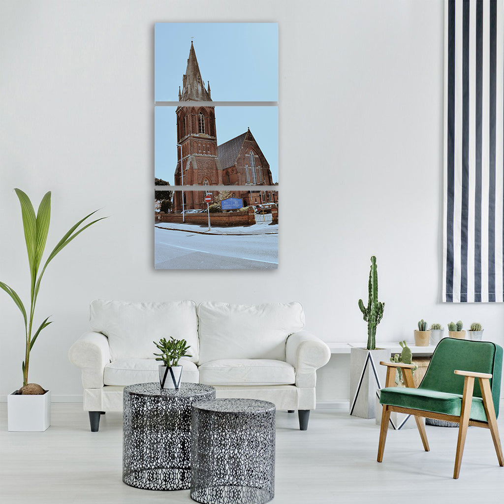cherch architecture historical sky Vertical Canvas Wall Art