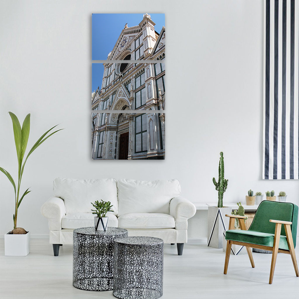 church florence italy churches Vertical Canvas Wall Art
