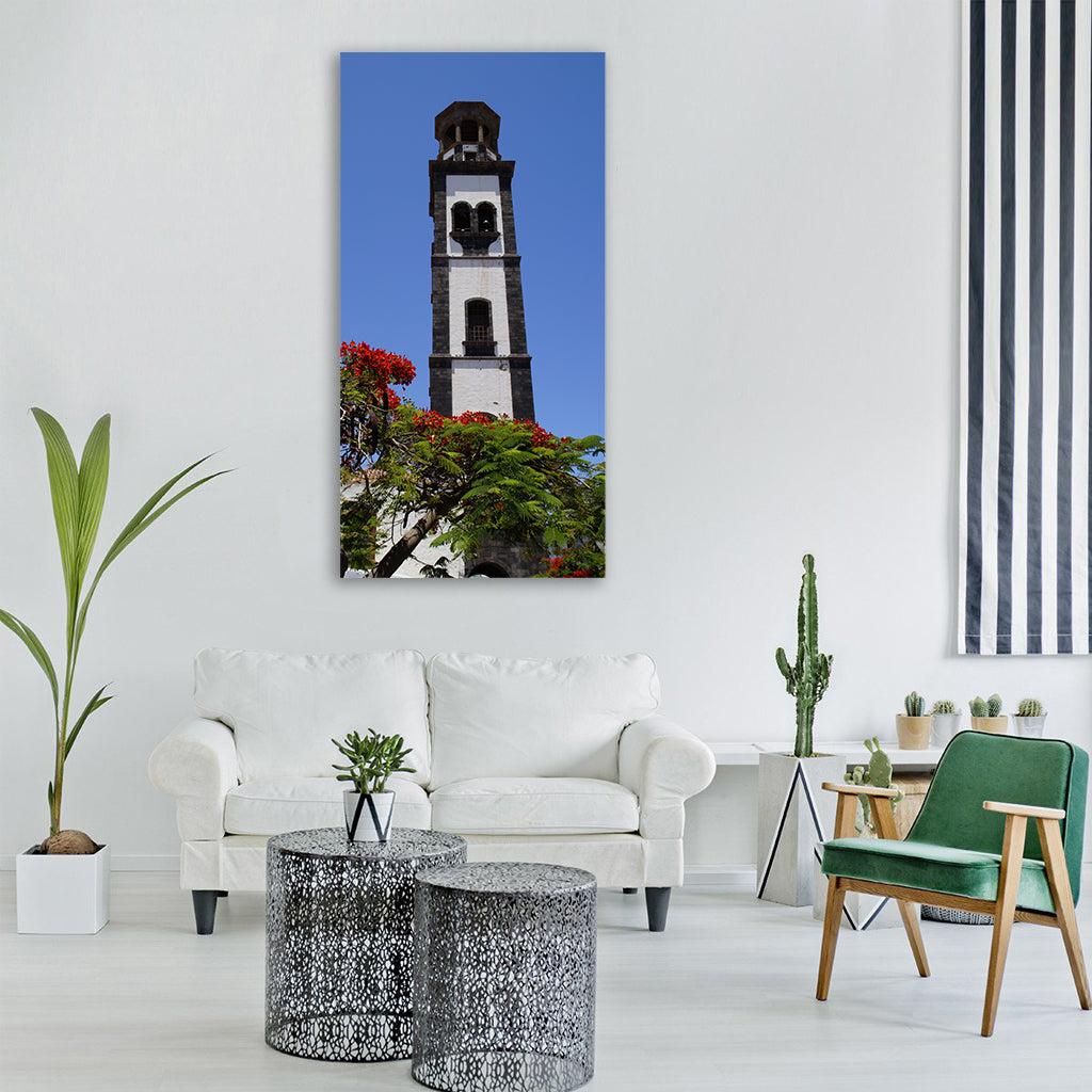 church mediterranean chapel flair Vertical Canvas Wall Art