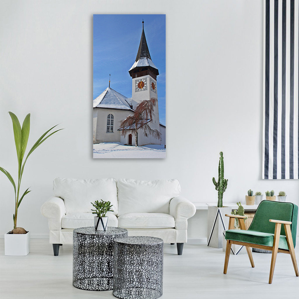 church religion christianity faith Vertical Canvas Wall Art