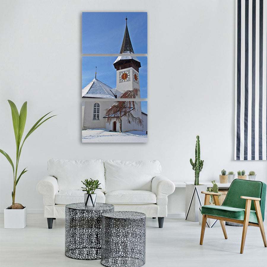 church religion christianity faith Vertical Canvas Wall Art