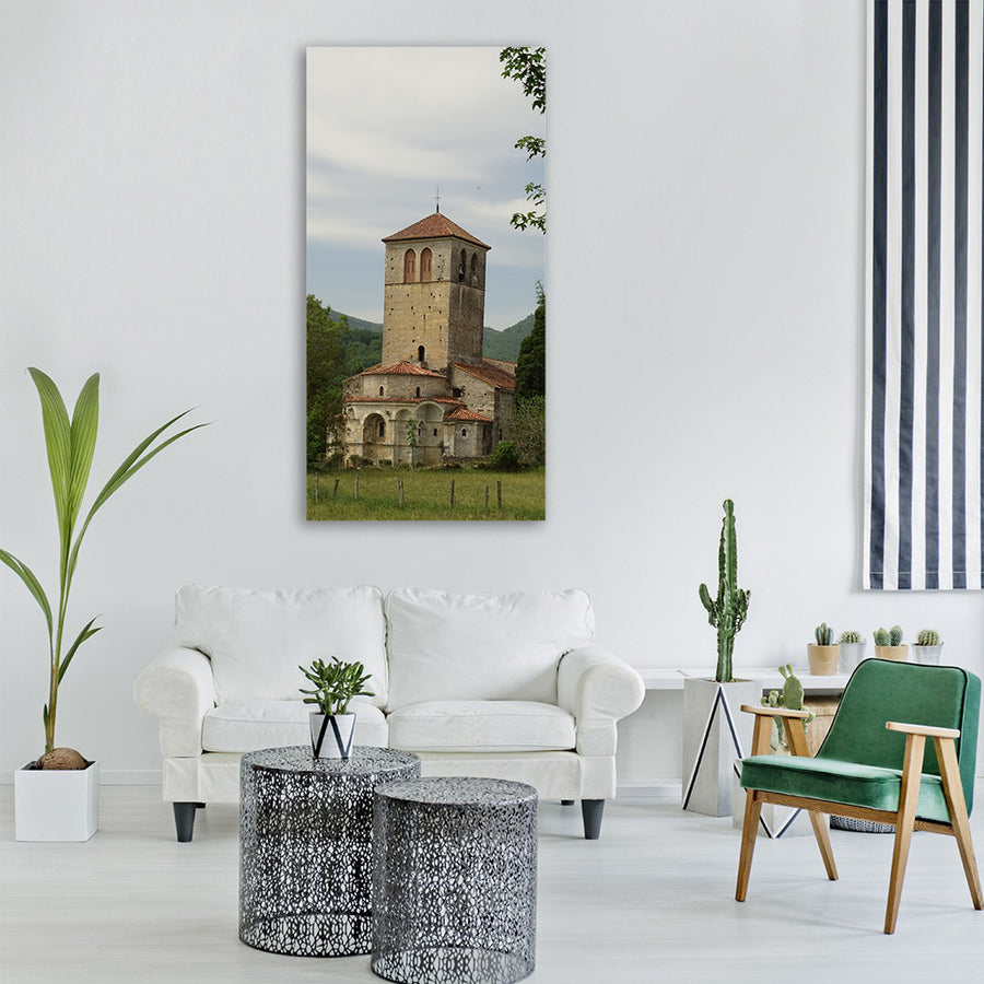 church basilica religion Vertical Canvas Wall Art