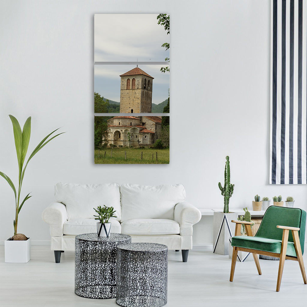 church basilica religion Vertical Canvas Wall Art