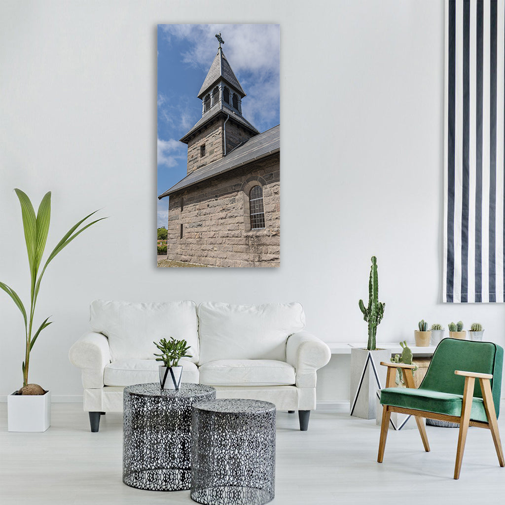 church tower architecture building Vertical Canvas Wall Art